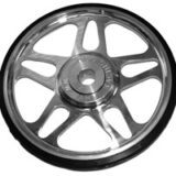 02-699A Idler Wheel, 8” Aluminum, 3/4” ID Inserts (6205)
