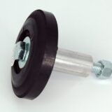 02-703A 2 3/4” Wheel with Spacer, Rubber
