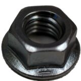 Serrated Flanged Locknut, 3/8"-16