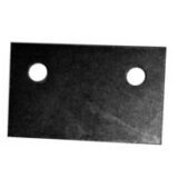 04-741 Flat Aluminum Stud Plate, Dual, 2" Wide (1.250")