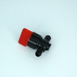 Fuel Shut Off Valve, Plastic, Straight, 1/4"