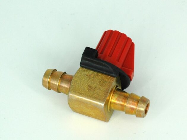 Fuel Shut Off Valve, Metal, Straight, 5/16"