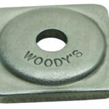 04-6501 Grand Digger Square Single Plate, ASG-3775-12, 12pcs