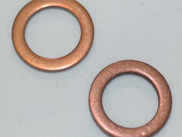 Copper Washer, Banjo Bolt, 3/8"/M10, Polaris