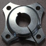 Aluminum Hub, 1" ID, 1/4" Key