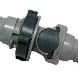 Plastic Bulkhead Quick Coupler, 3/4”