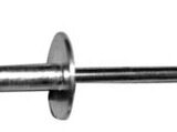 Steel Pop Rivet, Large Flange,  1/8" (.125")
