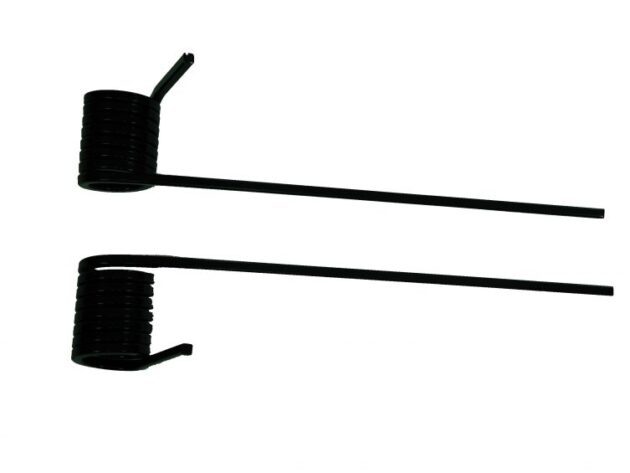 Square Torsion Springs, Straight Tang