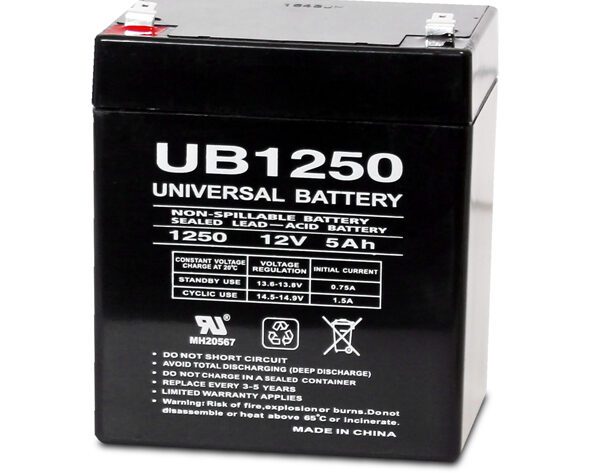 12 Volt Battery Pack, 5.0 Ah (UB1250)