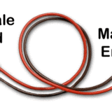 Molded Flat Connector, 2 Circuit, 12" Long