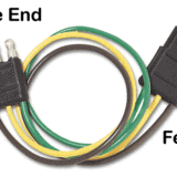 Molded Flat Connector, 3 Circuit, 12" Long