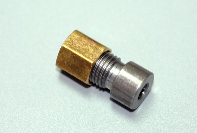 Weld-On Fitting, 3/8"-24T