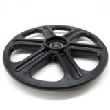 02-425 Idler Wheel, 10”, Plastic w/Spokes, 25mm ID, 6205