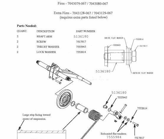 2005-14 IQ Fusion Installation Kit, .405" Torsion Springs
