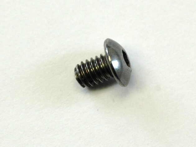 Button Head Screw, 8-32 x 1/4", Stainless Steel