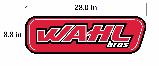 Wahl Bros. Racing Trailer Decal