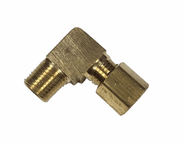 90° Fitting, 1/8" NPT (for 3/16" nylon hose)