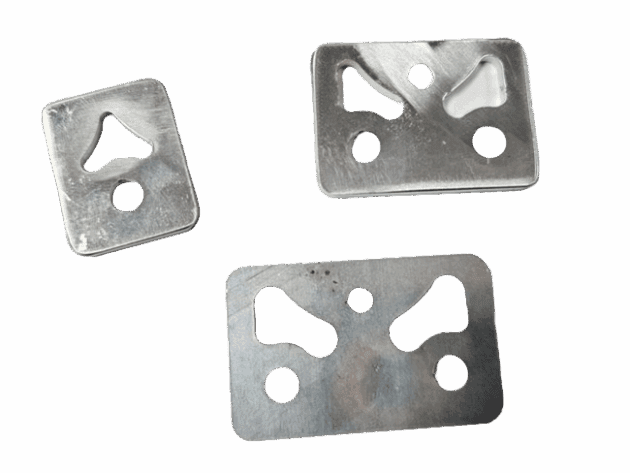 Flat Aluminum Stud Plates, Lightweight