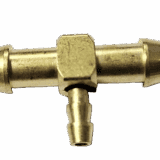 06-700 Fuel Line T-Fitting, 1/4" to 1/8", Brass (fuel line to primer)