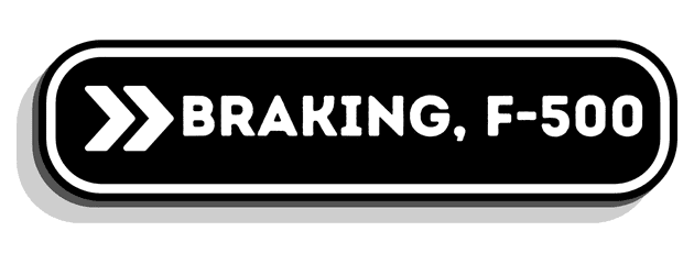 Braking, F-500