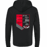 Sponsor hoodie back